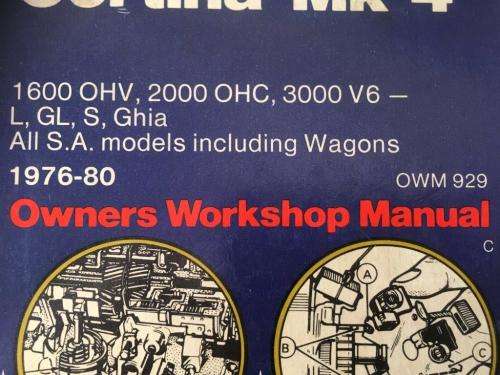 Autobooks Cortina MK 4 1976 -1980  Owners Workshop Manual