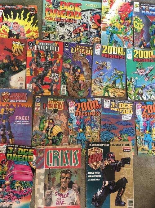 Job Lot of 17 x Judge Dredd and 2000AD Comics