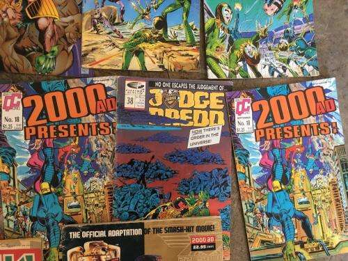Job Lot of 17 x Judge Dredd and 2000AD Comics