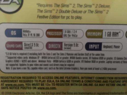 PC Game - The Sims 2 - Mansion & Garden Stuff