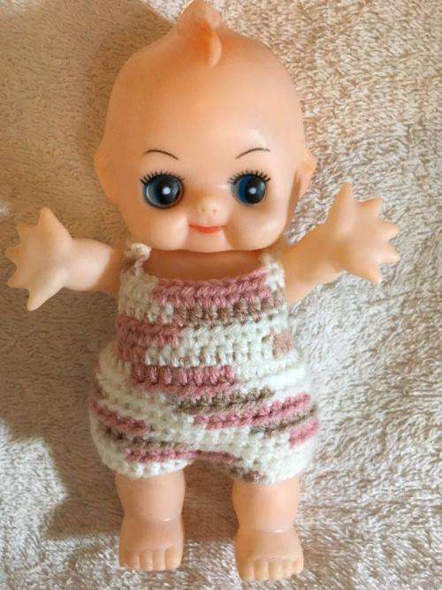 Kewpie in crochette outfit +-17cm