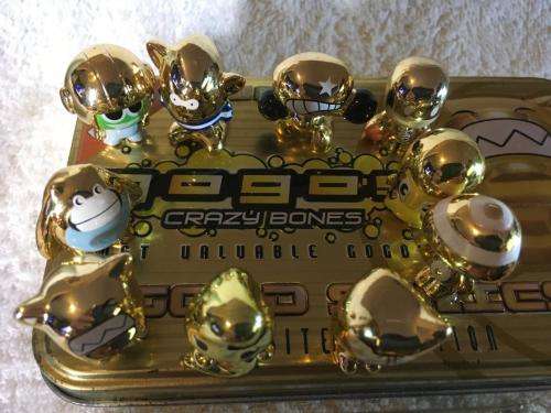 GoGo's Crazy Bones x 10 Gold Series Limited edition Part 1