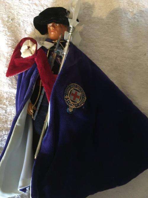 Vintage Peggy Nesbit Queen Elizabeth 1953 Coronitaion Dolls set of 3 see pics and description