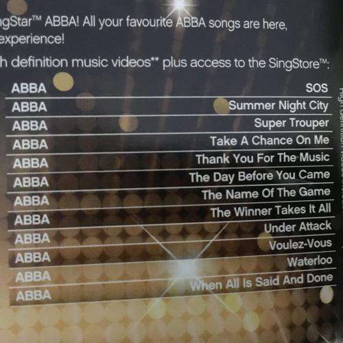 PS3 - Singstar ABBA