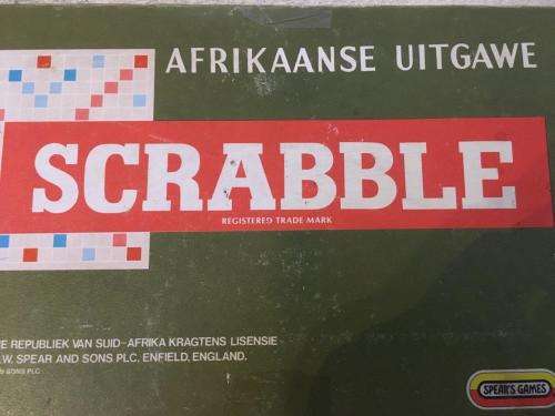 Vintage Afrikaanse Scrabble  - Spears Games Afrikaanse Uitgawe