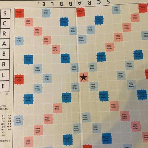 Vintage Afrikaanse Scrabble  - Spears Games Afrikaanse Uitgawe