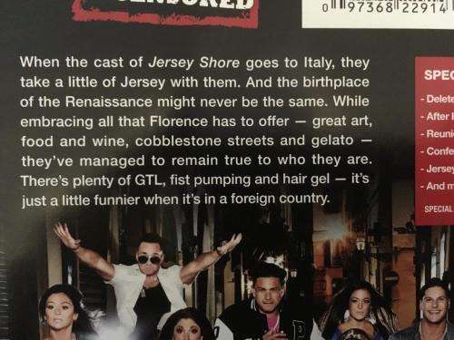 DVD - Jersey Shore Uncensored Season Four - Region 1 NTSC