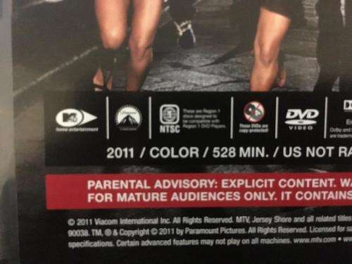 DVD - Jersey Shore Uncensored Season Four - Region 1 NTSC