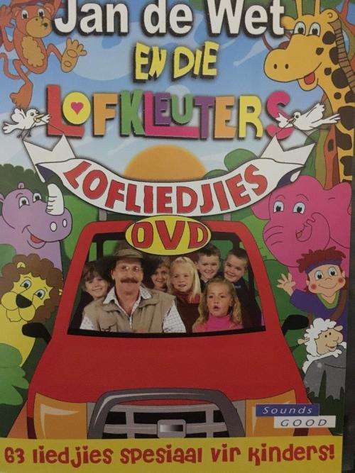 DVD - Jan de Wet en die Lofkleuters Lofliedjies - 63 Liedjies Spesiaal vir Kinders