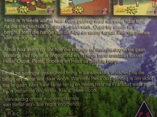 DVD - Heidi - Heide in die berge