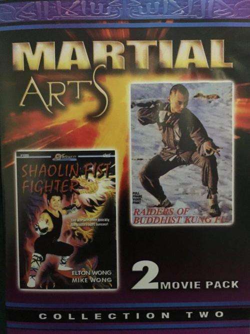 DVD - Martial Arts 2 Movie Pack - Shaolin Fist & Raiders of Buddhist Kung Fu