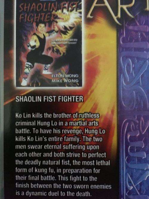 DVD - Martial Arts 2 Movie Pack - Shaolin Fist & Raiders of Buddhist Kung Fu