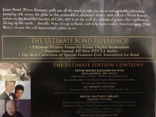 DVD - Die Another Day - James Bond 007 Ultimate Edition 2 Disc DVD Set
