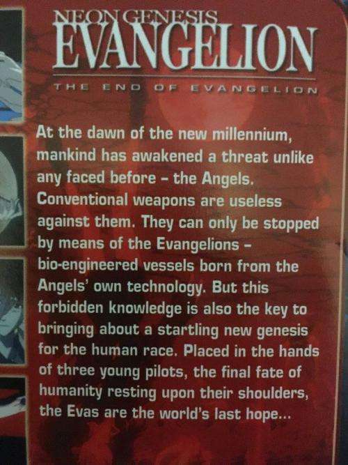 DVD - Neon Genesis Evangelion The End of Evangelion - Manga Force