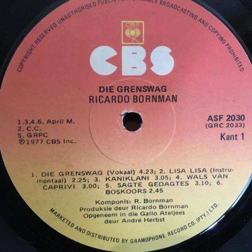 L.P. - Ricardo Bornman - Die Grenswag