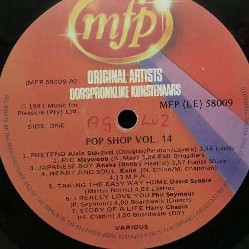 LP - POP SHOP - VOL. 14
