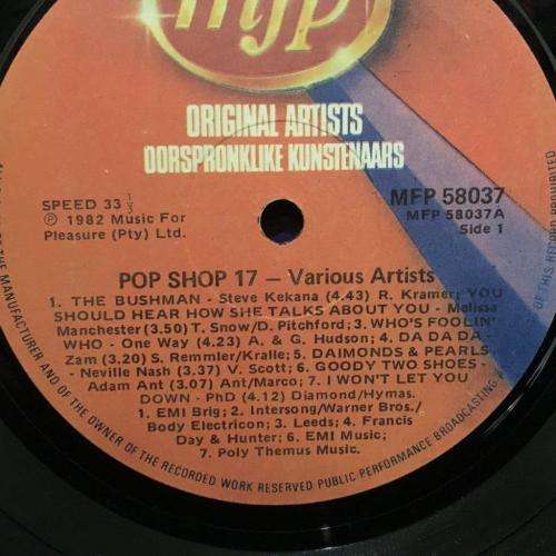 L.P. - POP SHOP - VOL. 17