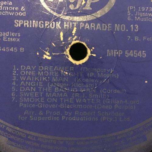 LP - Springbok Hit Parade 12