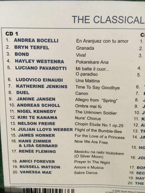 CD - The Classical Album 2005 (2cd)