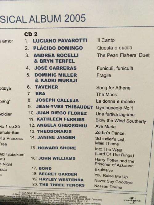 CD - The Classical Album 2005 (2cd)