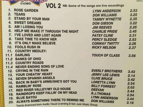 CD - The Greatest Country Love Songs Ever Vol 2