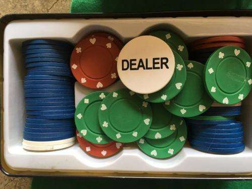 Casino Style Poker chips + other additional poker chips - See description.