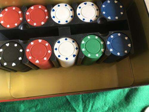Casino Style Poker chips + other additional poker chips - See description.