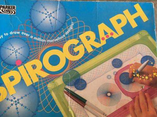 Spirograph made in Spain by Parker Brothers 1994 (Tonka Corporation) + See description