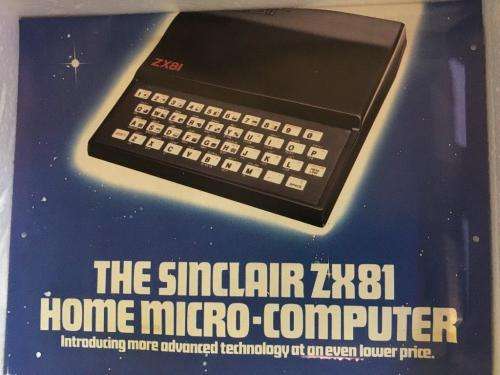 Vintage Retro Sinclair Spectrum ZX-81 Boxed with manual.