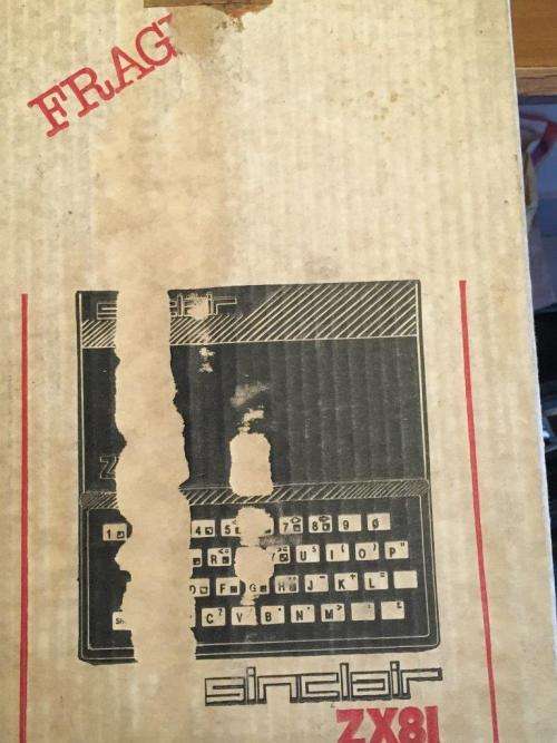 Vintage Retro Sinclair Spectrum ZX-81 Boxed with manual.