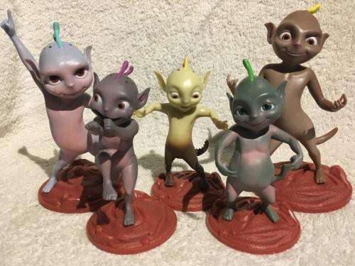 Cadbury`s Martians - Complete Set (New in Packets)