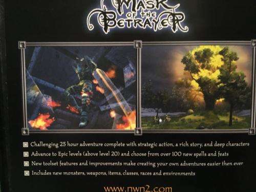 PC - Neverwinter Nights 2 Mask of The Betrayer Expansion Pack