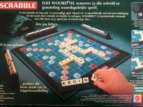 Oorspronklike Scrabble  - Mattel Games Afrikaanse Uitgawe