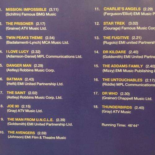 CD - Cult TV Themes - Great Themes from 18 Classic Shows