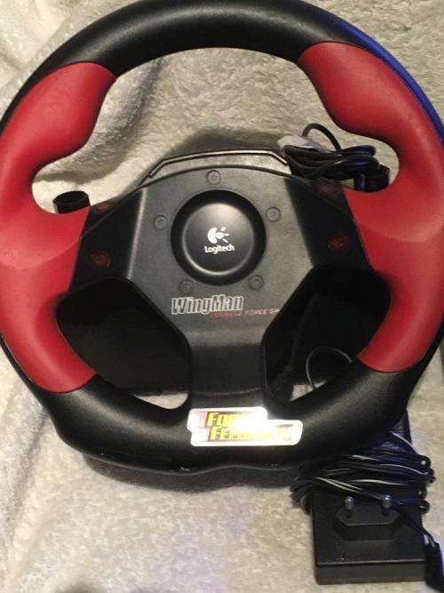 PC - Logitech Wingman Formula Force GP Steering Wheel, Pedals & PSU - USB