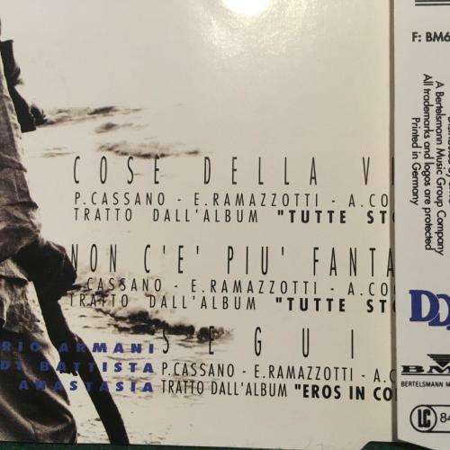 CD - Eros Ramazzotti - Cose Della Vita (Single)