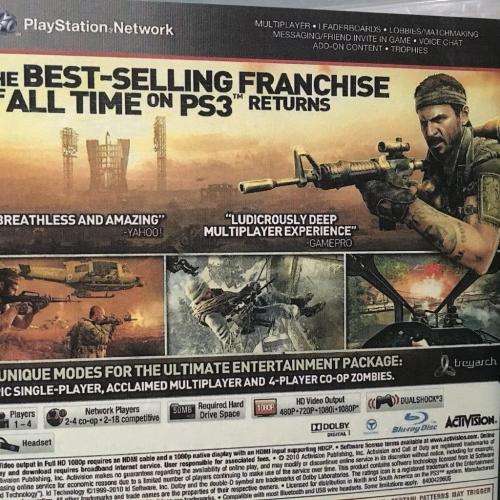 PS3 - Call of Duty Black Ops