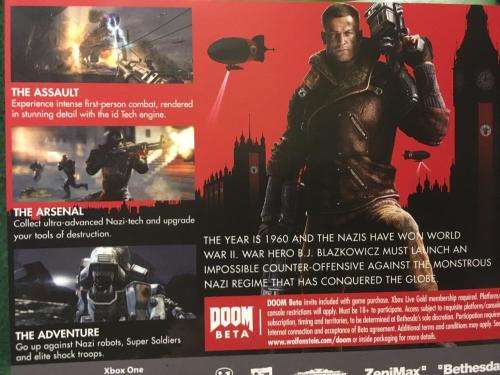 Xbox ONE - Wolfenstein - The New Order