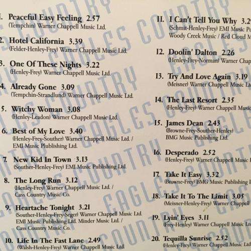 CD - Eagles - Country