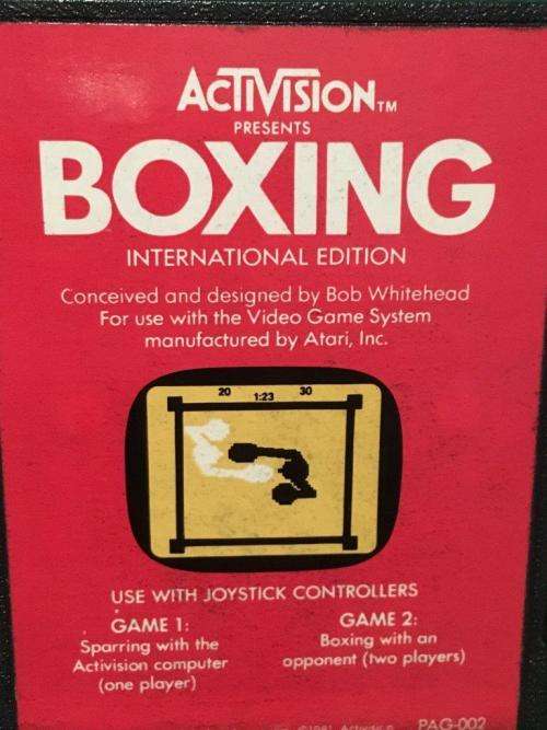 Atari - Boxing Activision Cartridge