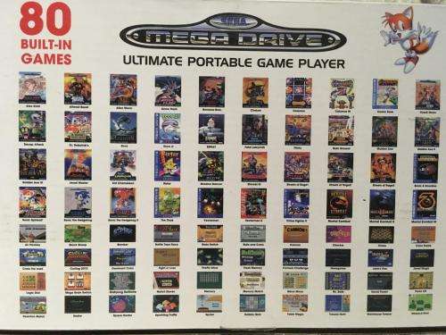 Sega Mega Drive Ultimate Portable Game Player (80 Built in Games)