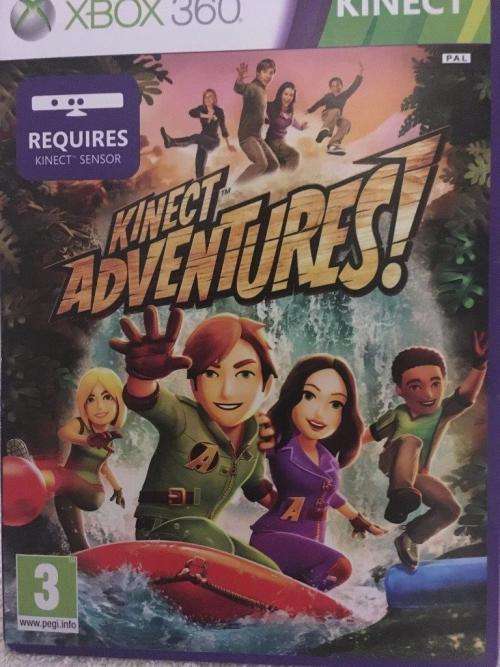 Xbox 360 - Kinect + Kinect Adventures Game Bundle