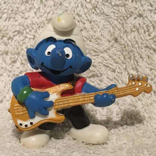 Peyo Bass Guitar Smurf -