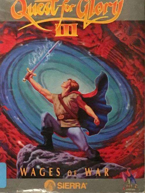 PC - Quest of Glory III Wages of War (Big Box Game DOS Floppy Disks) - Retro Gaming
