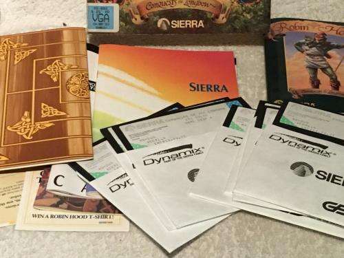 PC - The Legend of Robin Hood Conquest of the Longbow (Big Box Game DOS Floppy Disks) - Retro Gaming