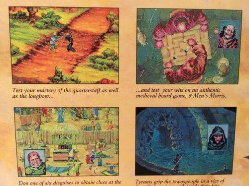 PC - The Legend of Robin Hood Conquest of the Longbow (Big Box Game DOS Floppy Disks) - Retro Gaming