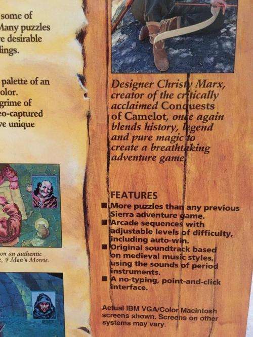 PC - The Legend of Robin Hood Conquest of the Longbow (Big Box Game DOS Floppy Disks) - Retro Gaming