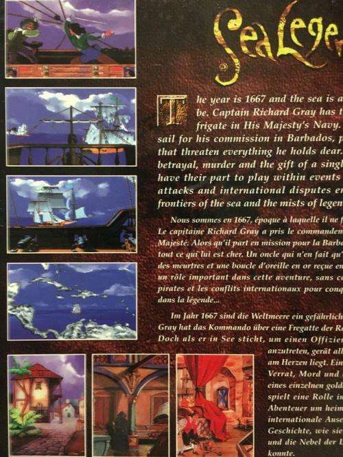 PC - Sea Legends  (Big Box Game DOS ) - Retro Gaming