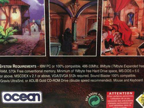 PC - Sea Legends  (Big Box Game DOS ) - Retro Gaming