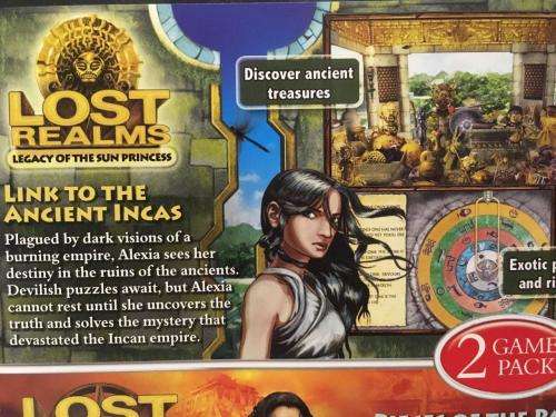 PC - The Hidden Mystery Collectives - Lost Realms 1 & 2 - Hidden Object Game